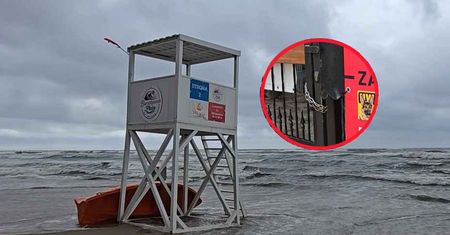 Morze znów szaleje. Oto jak wyglądają plaże w znanych kurortach