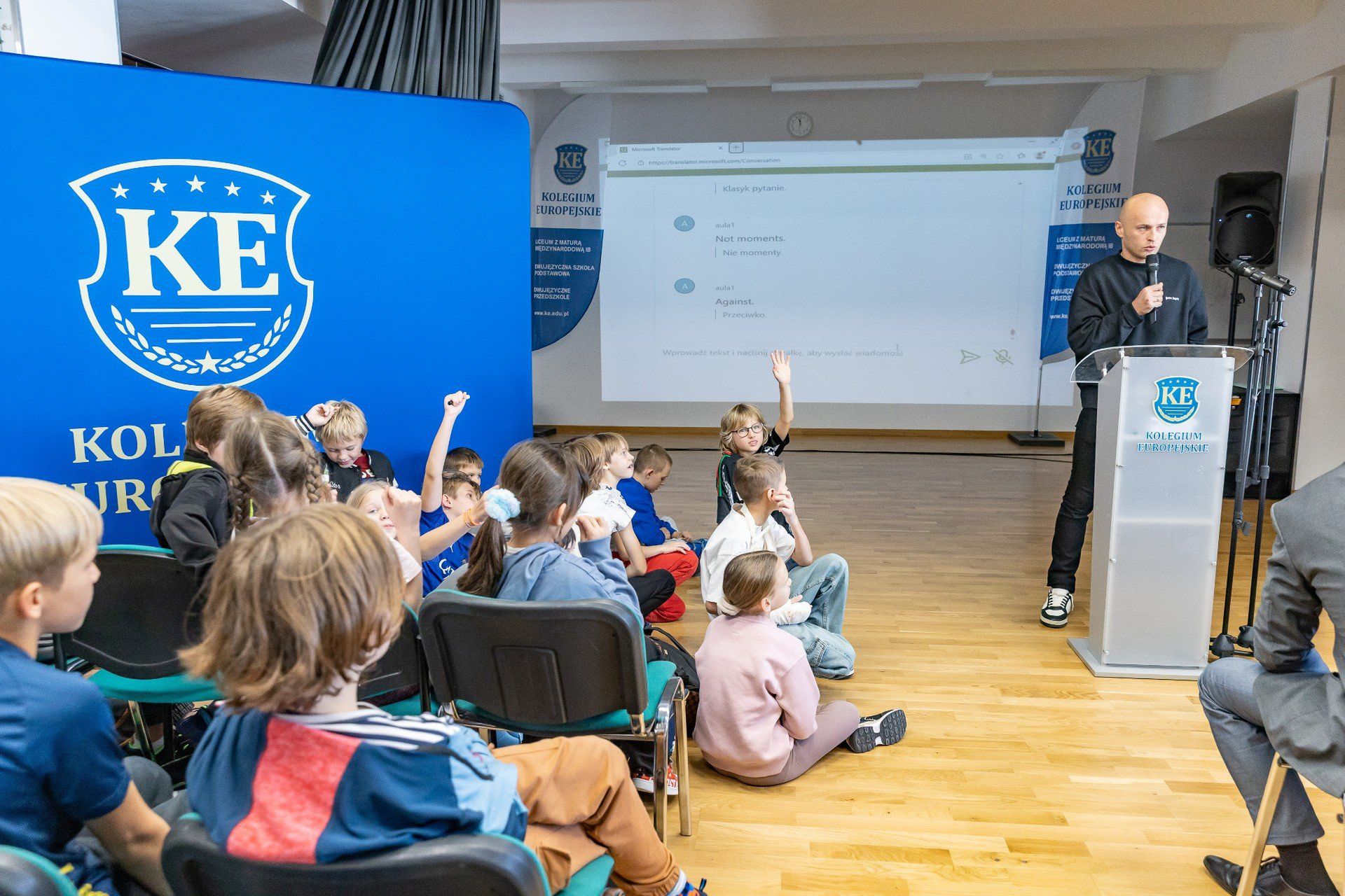 Michał Pazdan był gościem Kolegium Europejskiego