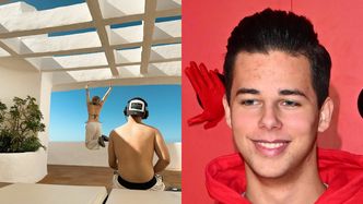 Allan Krupa relacjonuje wakacje z tajemniczą blondynką. Miłość kwitnie? (FOTO)