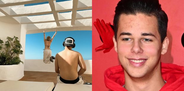 Allan Krupa relacjonuje wakacje z tajemniczą blondynką. Miłość kwitnie? (FOTO)