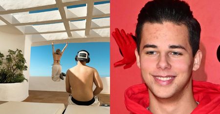 Allan Krupa relacjonuje wakacje z tajemniczą blondynką. Miłość kwitnie? (FOTO)