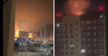 Dziesiątki dronów nad Moskwą. Rozległy się wybuchy