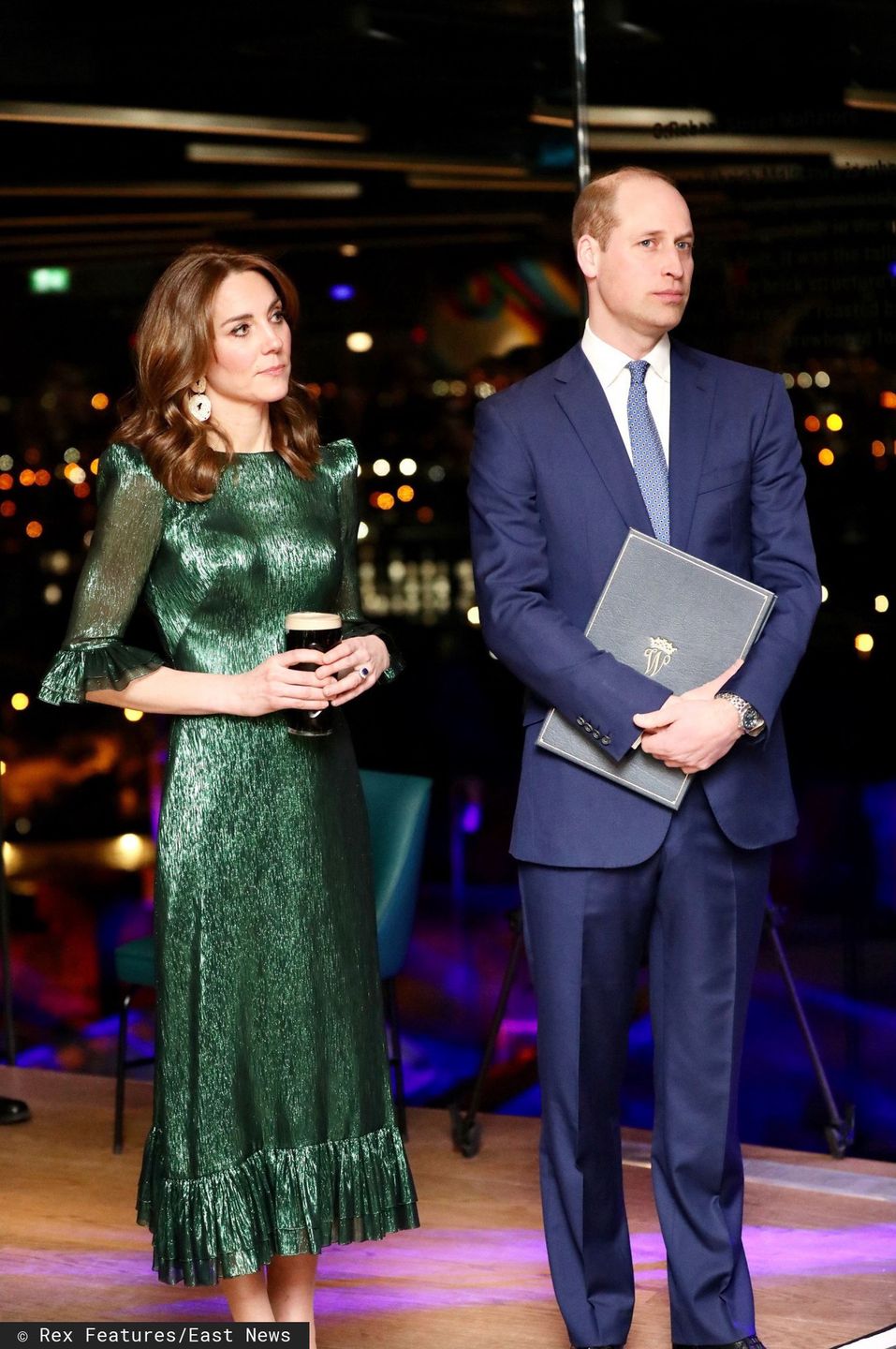 Kate Middleton świętuje koniec pierwszego dnia wizyty w Irlandii