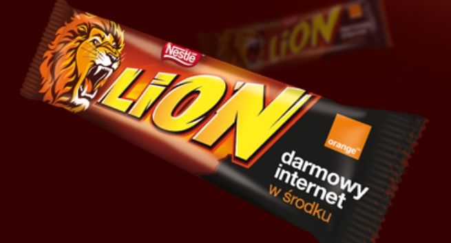 Darmowy internet od Orange na Kartę w promocji batonów Lion