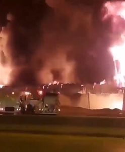 Syria. Eksplozja w rafinerii w Hims. Olbrzymi pożar