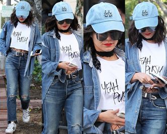 #TRENDY: Dżinsowy total look Vanessy Hudgens