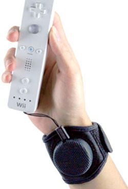 Kontroler Nintendo Wii na nowej uwięzi...