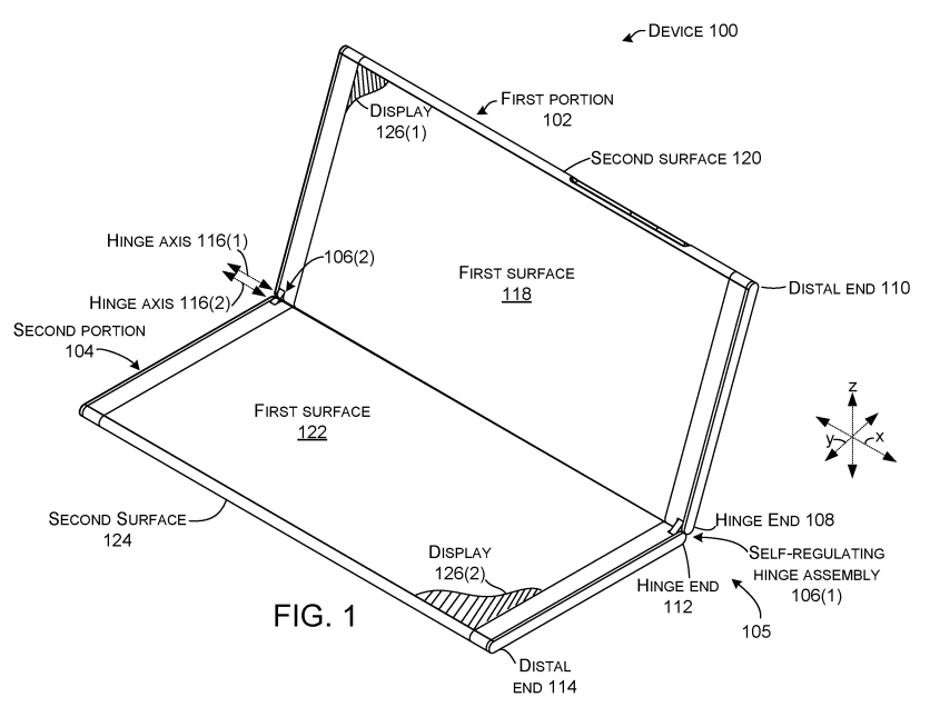 Surface Phone z dwoma ekranami? źródło: arstechnica.com