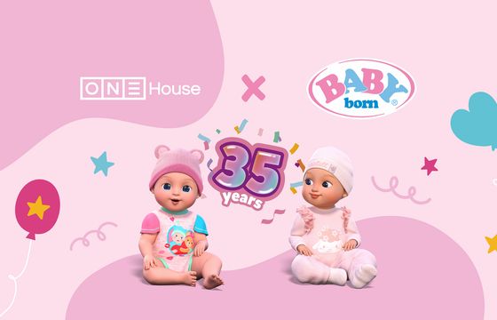 One House z kampanią "Życzenia od Emmy i Annabelle" dla Baby born