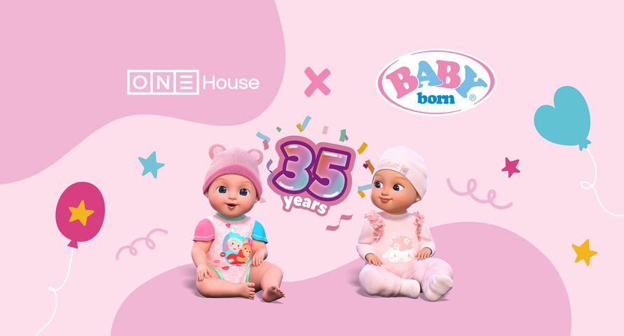 One House z kampanią "Życzenia od Emmy i Annabelle" dla Baby born