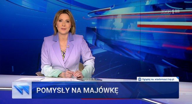 Łagodniejsze paski i „setki” reporterów w „Wiadomościach”
