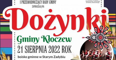 Dożynki Gminy Kłoczew 2022. Gwiazdą imprezy Miły Pan