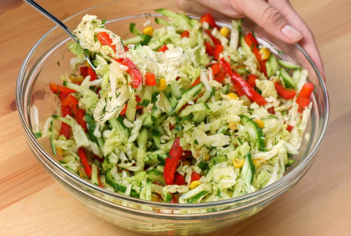 Chinese cabbage slaw