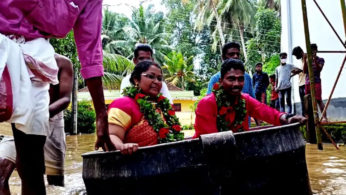 Aiszwarja i Rahul postanowili za wszelką cenę dotrzeć na swój ślub