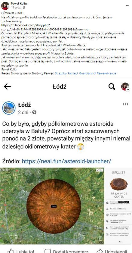 Oficjalny profil Łodzi