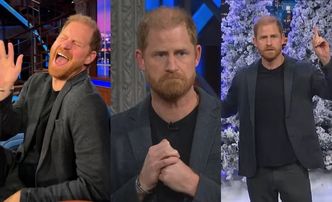 Książę Harry naśmiewa się z Donalda Trumpa i rodziny królewskiej w telewizji. Widzowie załamani: "Co za CRINGE"