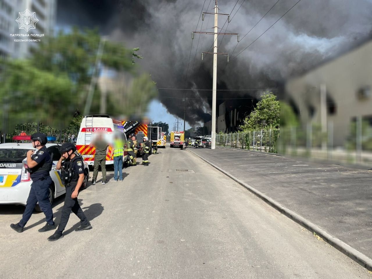 There was a major rocket attack this morning in Odesa.