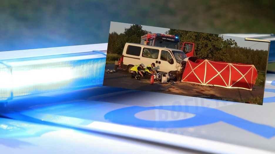 Wypadek w Skęczniewie (Fot. iturek.net)