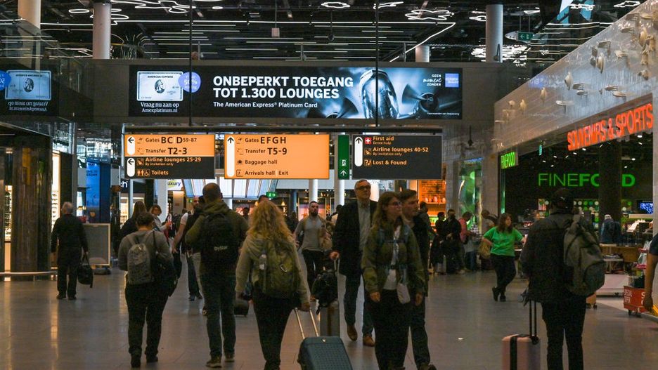 Lotnisko Schipol w Amsterdamie