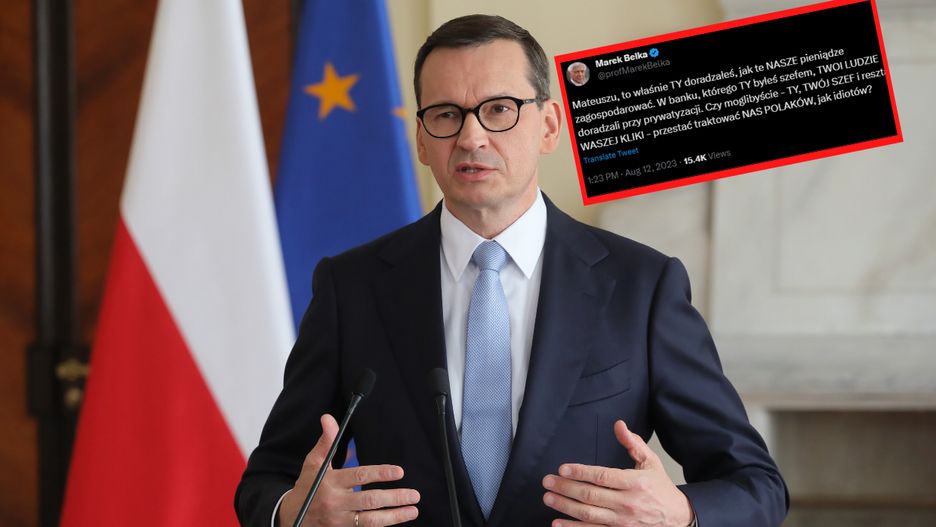 Marek Belka odpowiedział Mateuszowi Morawieckiemu