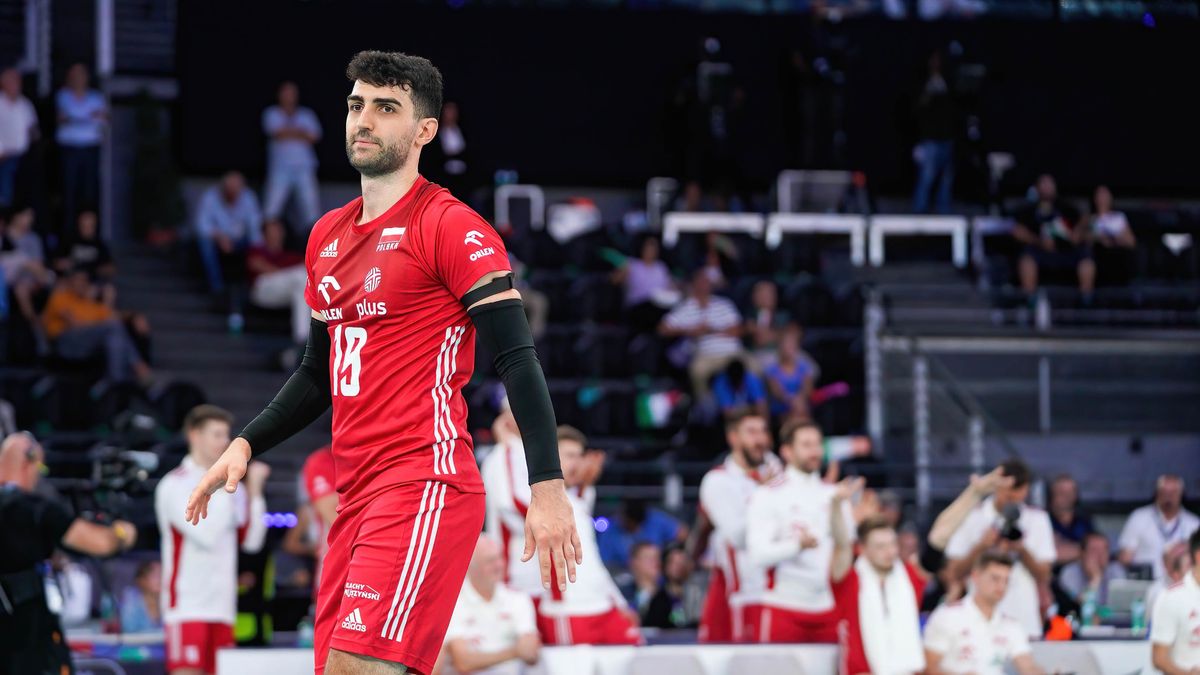 ROME, ITALY - 2023/09/14: Marcin Janusz (POL) seen during the Poland vs Slovenia, Semifinal match CEV EuroVolley 23 at PalaEUR. Final score; Poland 3:1 Slovenia,. (Photo by Marco Zaccagnini/SOPA Images/LightRocket via Getty Images)