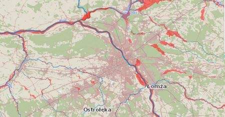 Mapa terenów zagrożonych powodzią. Każdy może sprawdzić, czy jest bezpieczny
