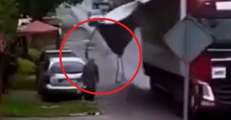 Uderzył ją pas z tira, piesza zmarła. Odtworzyli tragiczne chwile