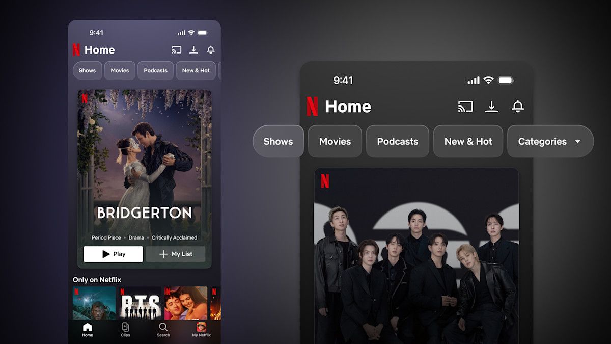 Nowa aplikacja mobilna Netfliksa