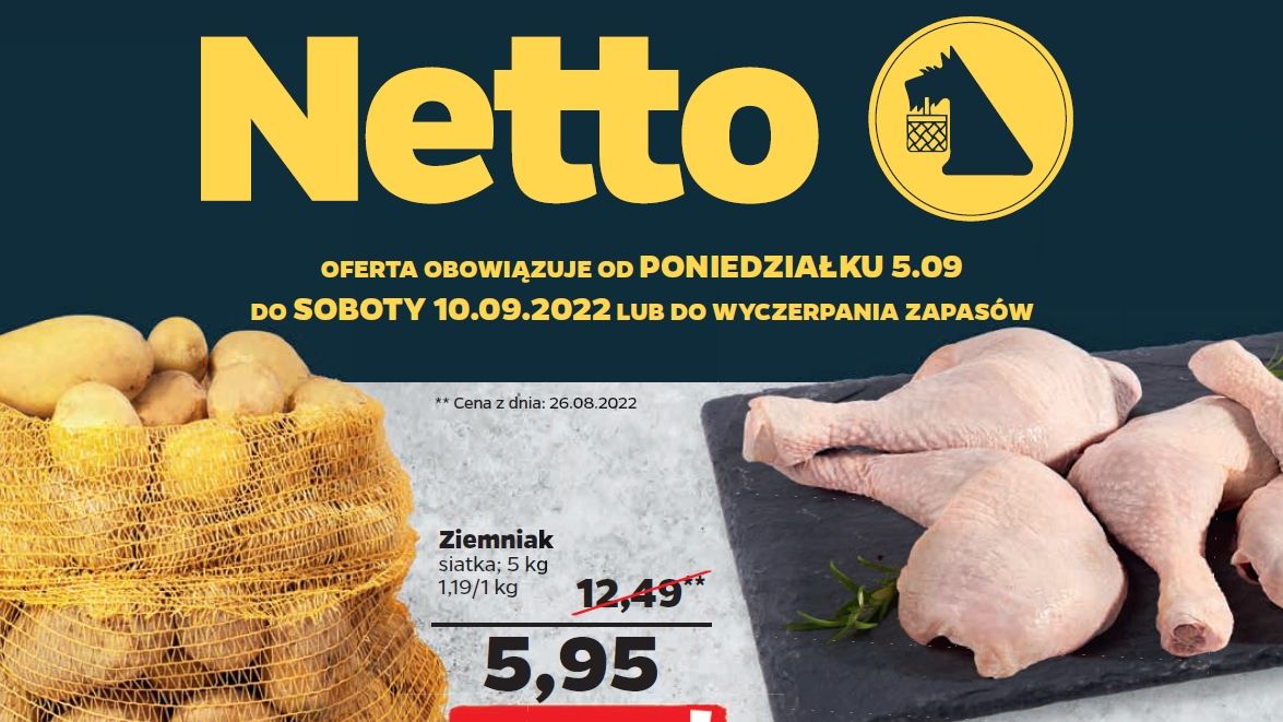 Netto gazetka od 5.09 22 - poniedziałku 5 września