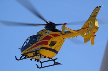 Gliwice: Poważny wypadek na DTŚ. Na miejscu lądował śmigłowiec LPR. Droga była całkowicie zablokowana