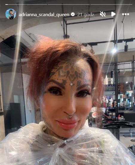 Adrianna zdecydowała się na zmianę koloru włosów
