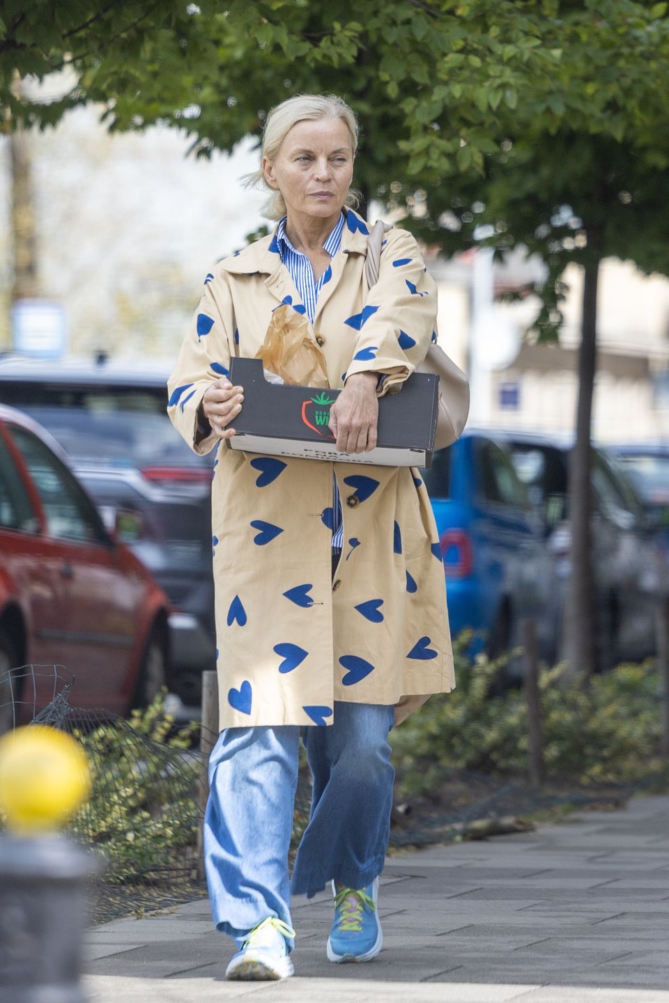 Małgorzata Foremniak załatwia sprawy na mieście