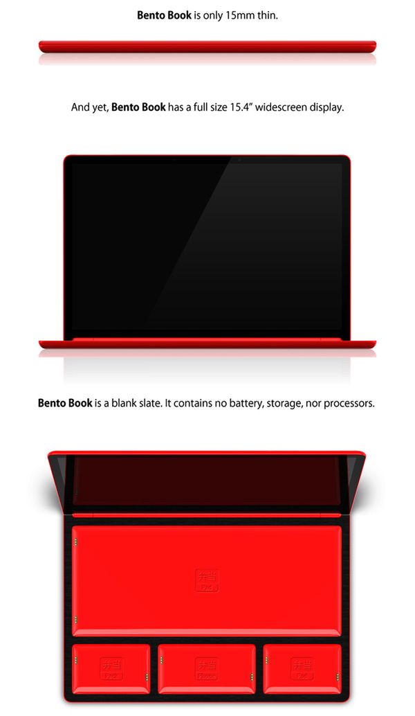 Bento Laptop Tablet Hybrid (źródło: Yanko Design)