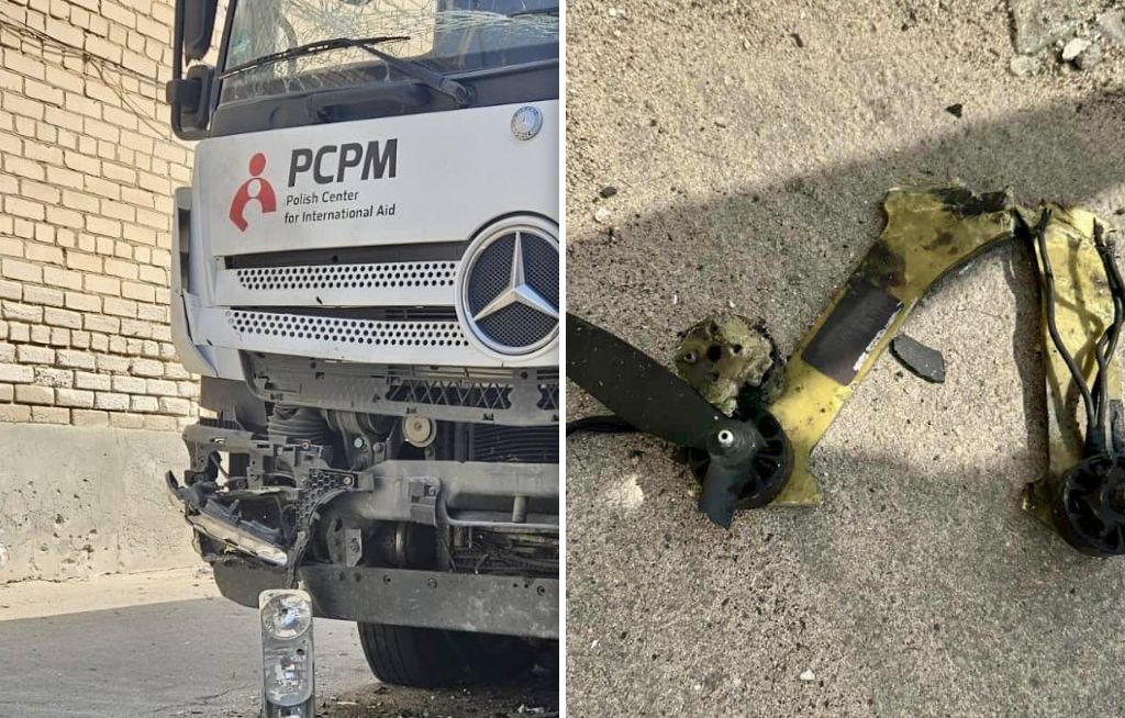 Rosjanie zniszczyli ciężarówkę z Polski