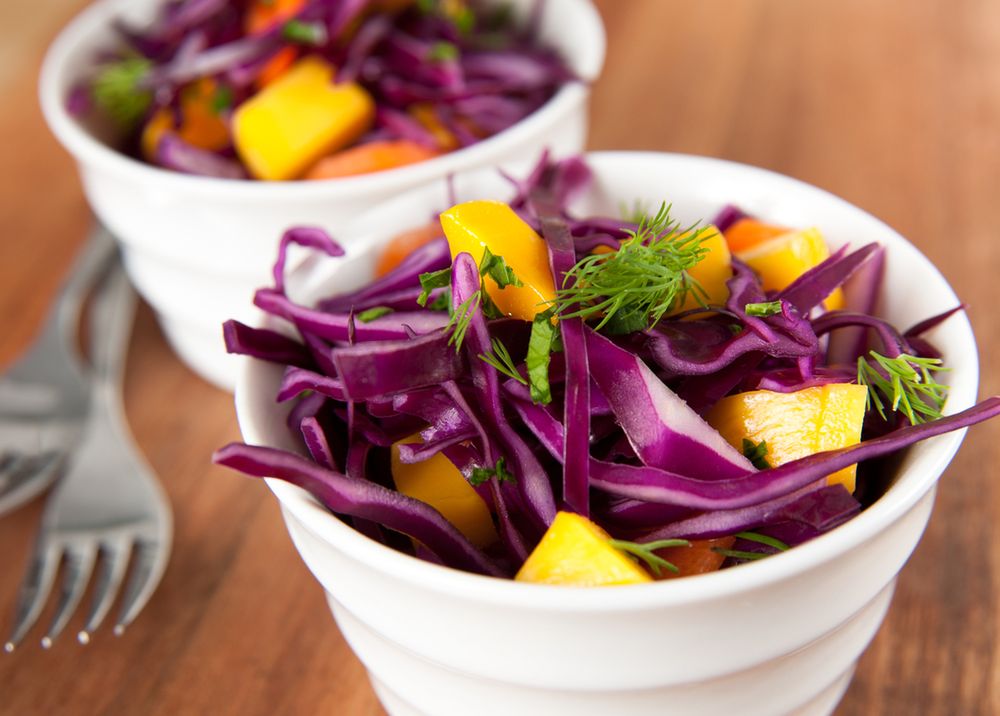 Sałatka z czerwoną kapustą