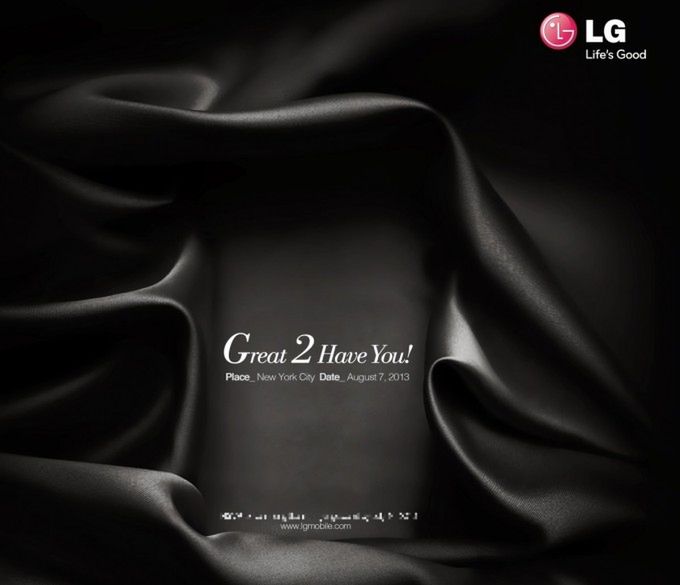 Zaproszenie na prezentację LG G2