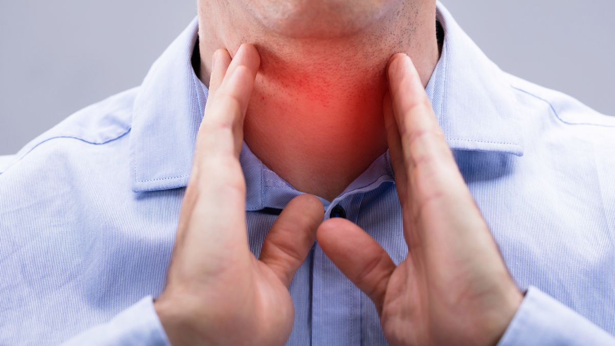 Wziernikowanie gardła