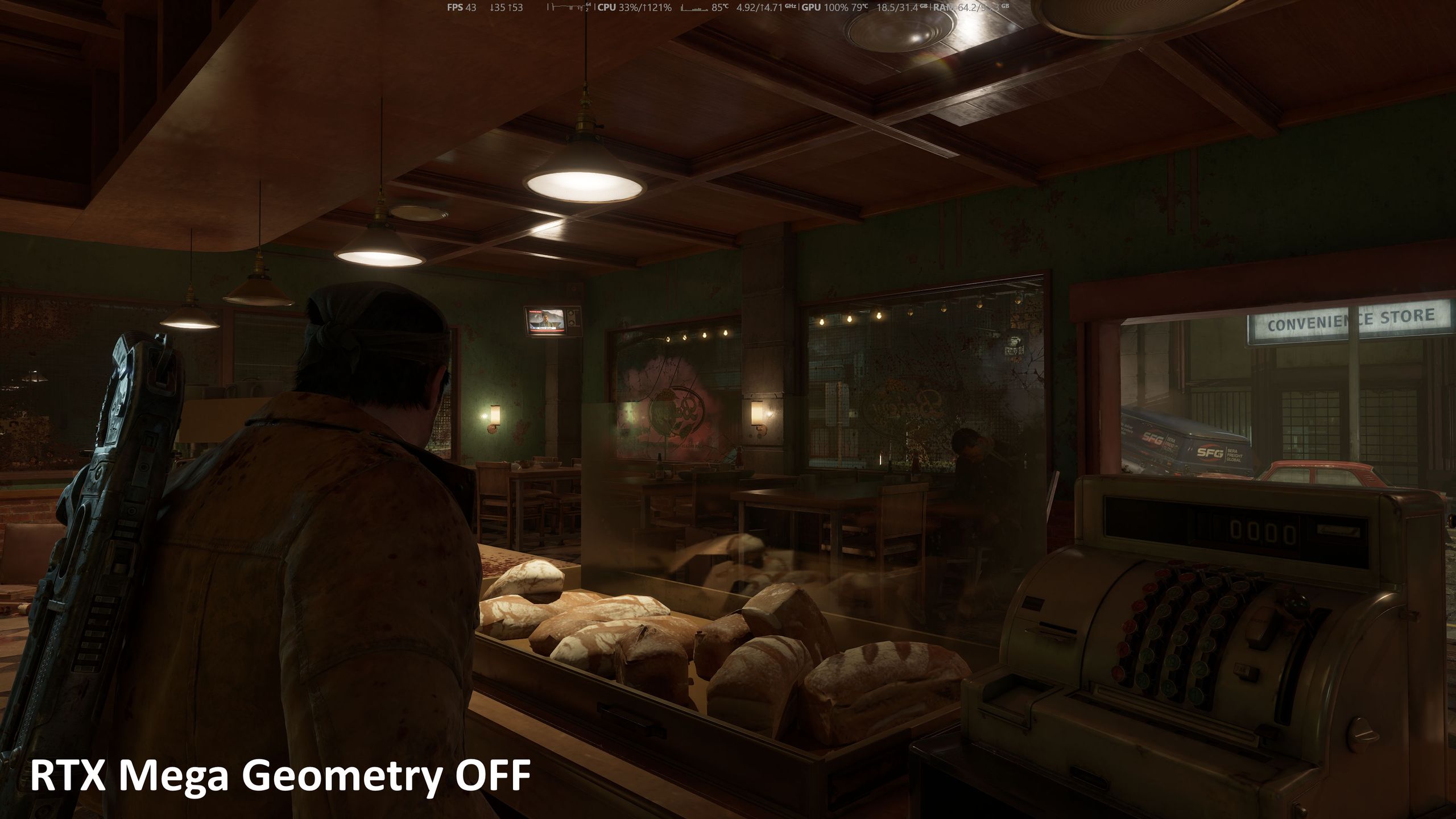 Gears of War: E-Day - ust. Absurdalne bez RTX Geometry