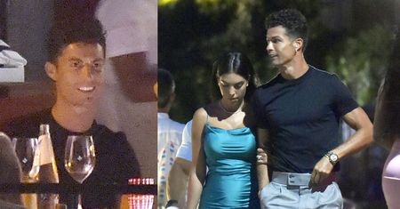 Cristiano Ronaldo maszeruje na romantyczną kolację z Georginą Rodriguez i jej torebką za 720 tysięcy (ZDJĘCIA)