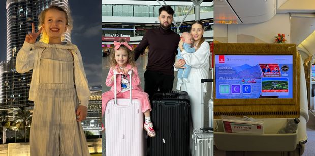 Luka i Andziaks pławią się w luksusie w Dubaju i DRWIĄ z komentarzy, że ich 2-MIESIĘCZNY syn "nie zdążył przyzwyczaić się do domu"