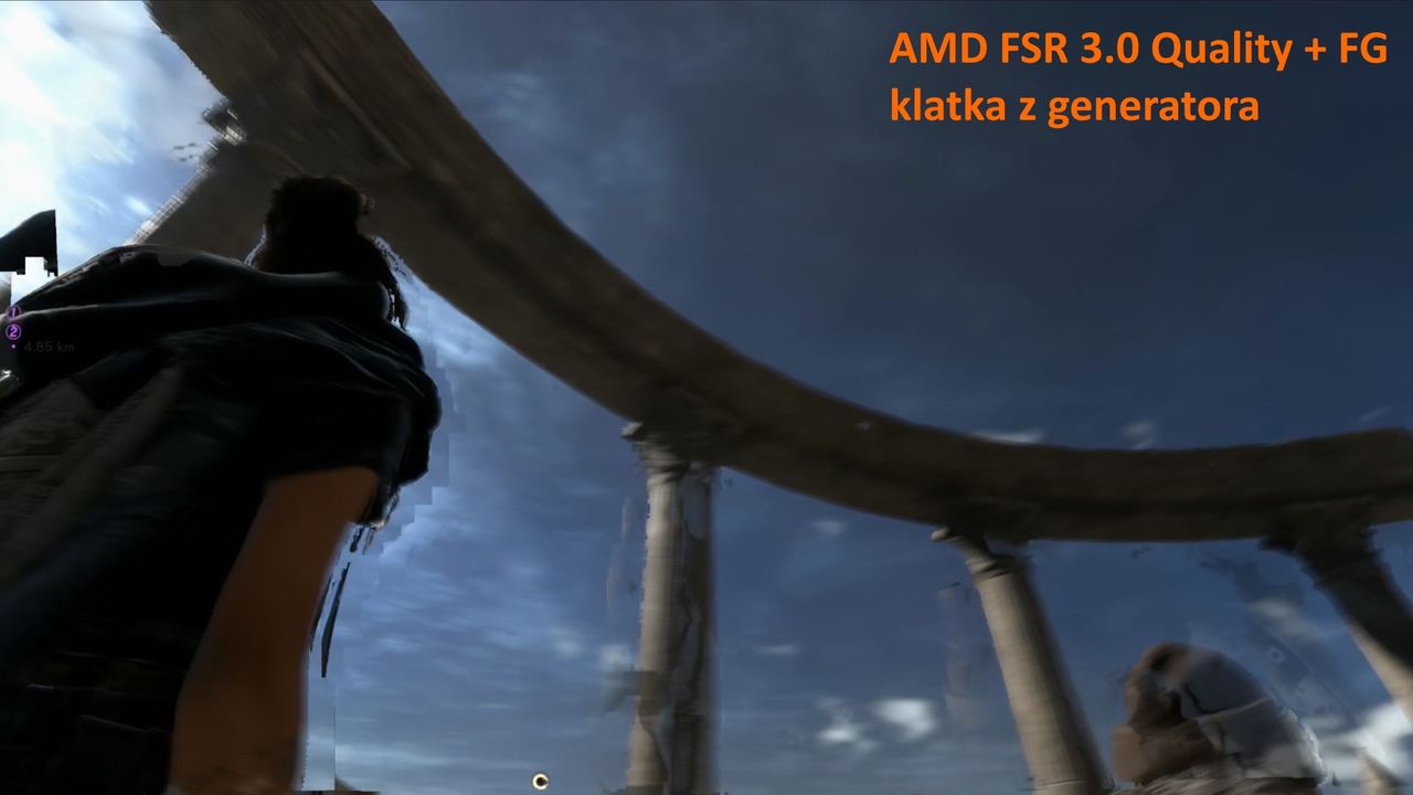 AMD FSR FG - klatka B