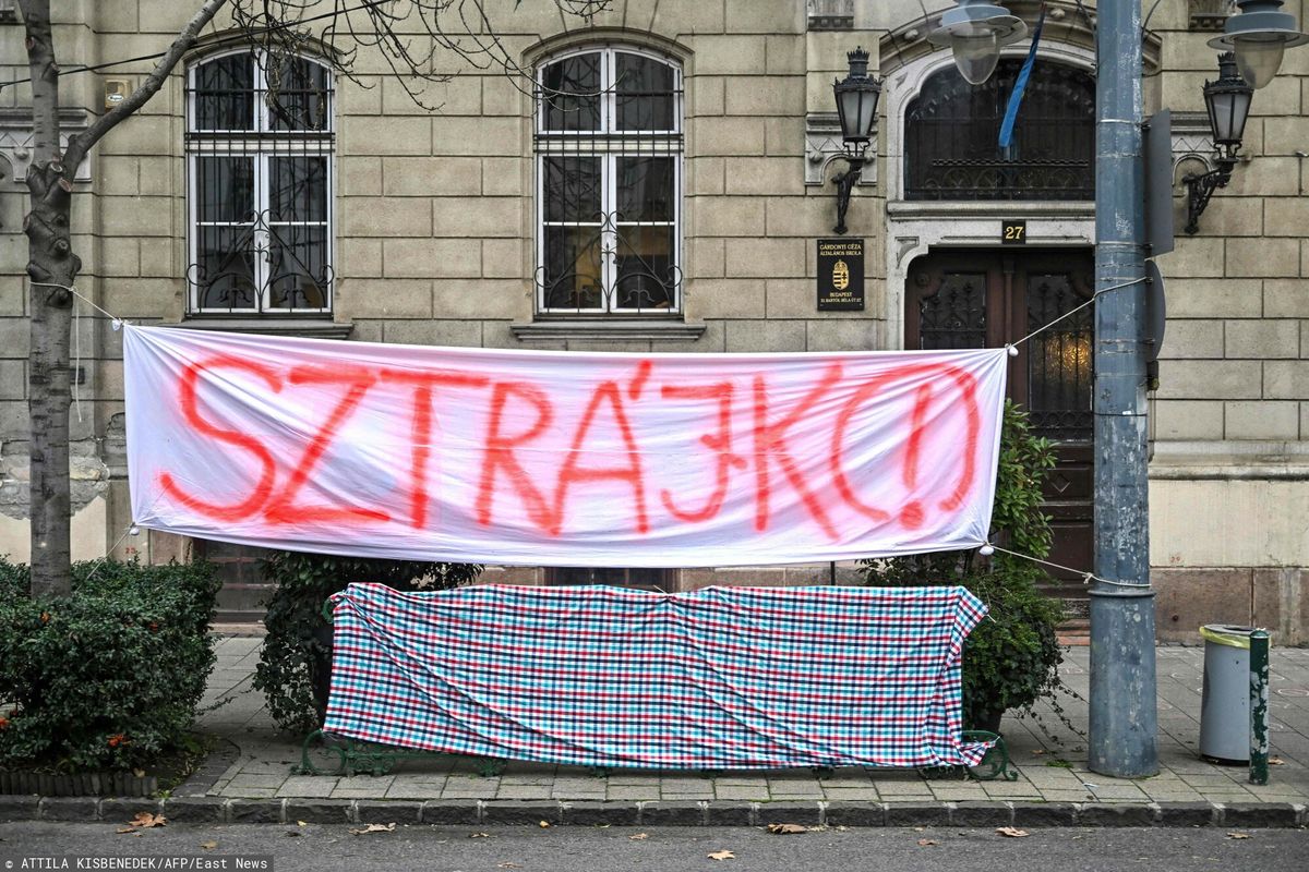Strajk nauczycielski na Węgrzech