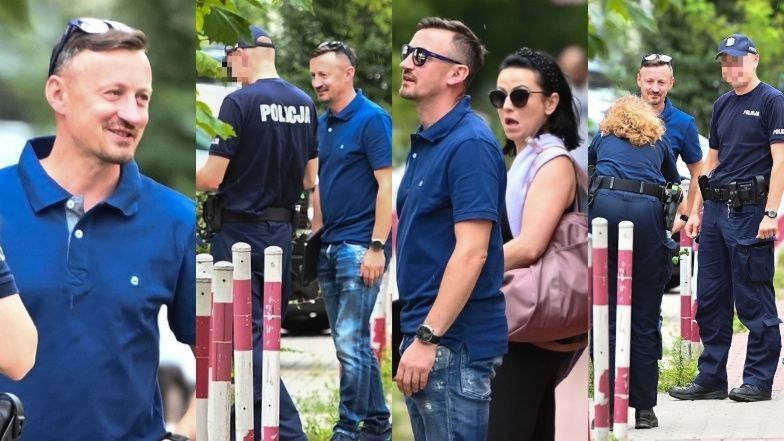 Adam Małysz zatrzymany przez policjantów. Chodziło o pamiątkowe zdjęcie