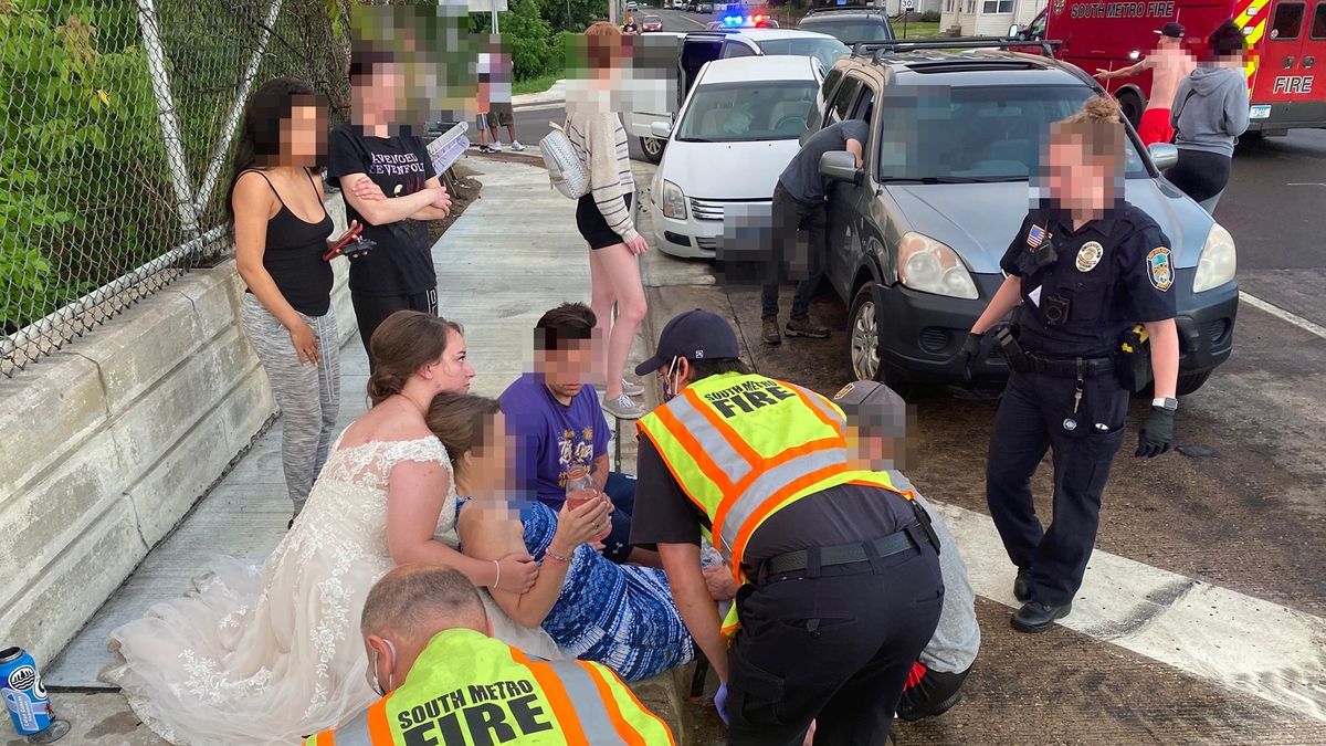 USA. 22-letnia pielęgniarka wracała z własnego ślubu. Pomogła ofiarom wypadku