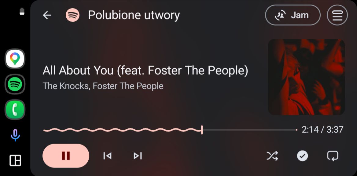 Spotify w Androidzie Auto