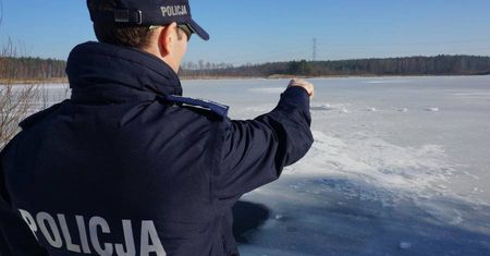 Zalew Zemborzycki: Uwaga na kruchy lód