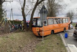 Wypadek szkolnego autobusu na Mazowszu. Wśród poszkodowanych dziecko