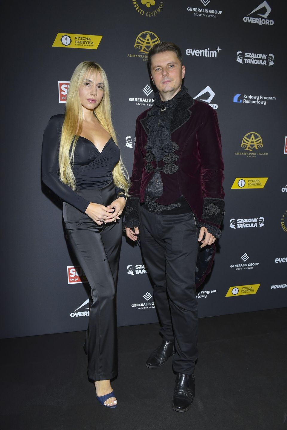Marianna Schreiber i Piotr Korczarowski na ściance