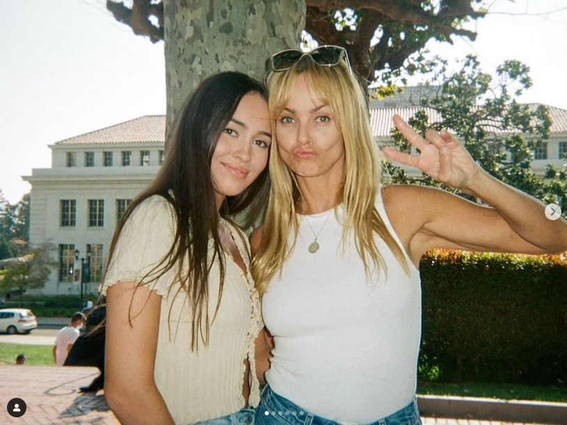 Izabella Scorupco z córką