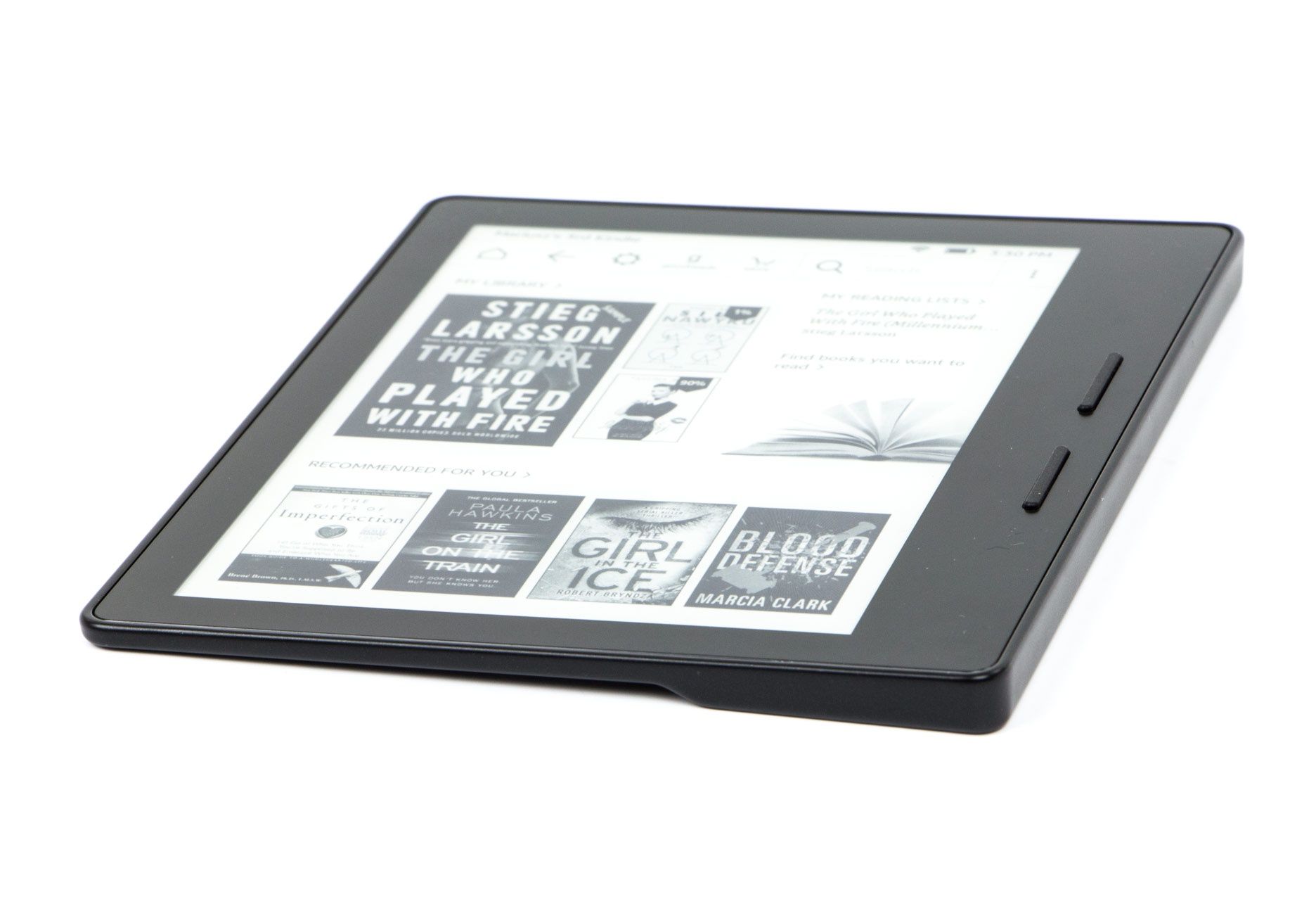 Kindle Oasis przyciski zmiany stron